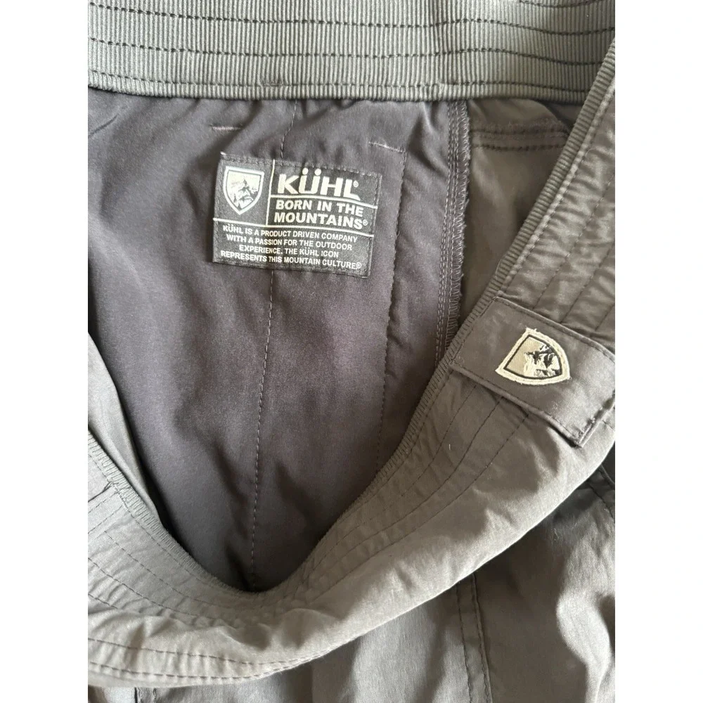 Kuhl‎ Men's Renegade Hiking Pants in Gray Size 38 X 32 Zippered Pockets - Picture 5 of 6